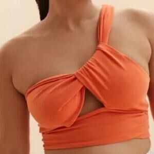 Urban Outfitters Ciara Twist Front Cropped Top NWT